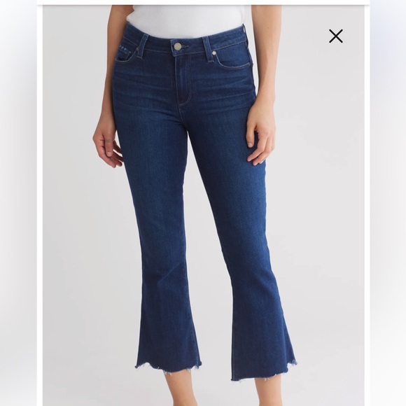 PAIGE Denim - PAIGE Rory Raw Hem Crop Flare Jeans

Abilene Distressed